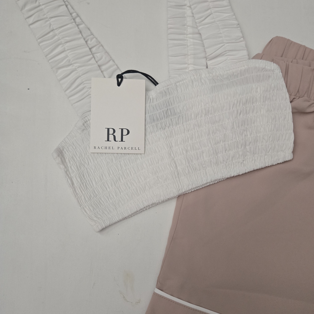 Rachel Parcell NWT Women's Blush  Shorts Top Set - Picture 3 of 4